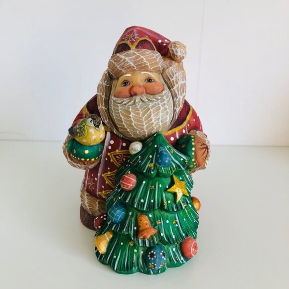Derevo Collection G. DeBrekht Secret Surprise Santa Box Figurine Box - Picture 2 of 16